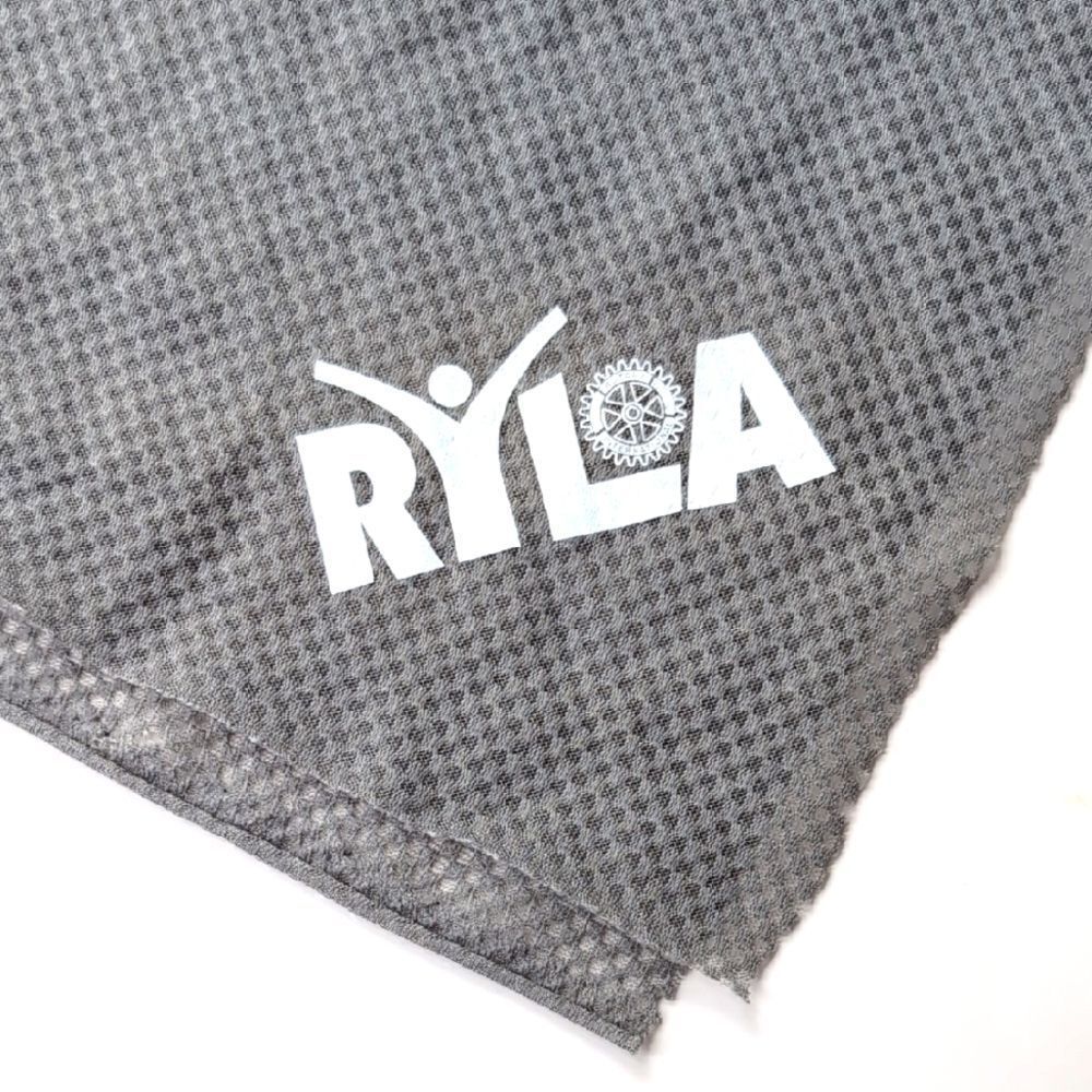RYLA Gray Textured Moisture Wicking Sport Bandana headscarg Nwot